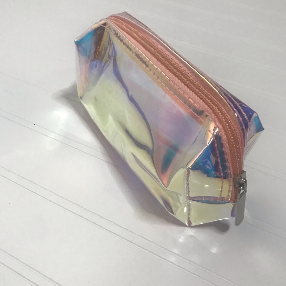 Holographic makeup bag